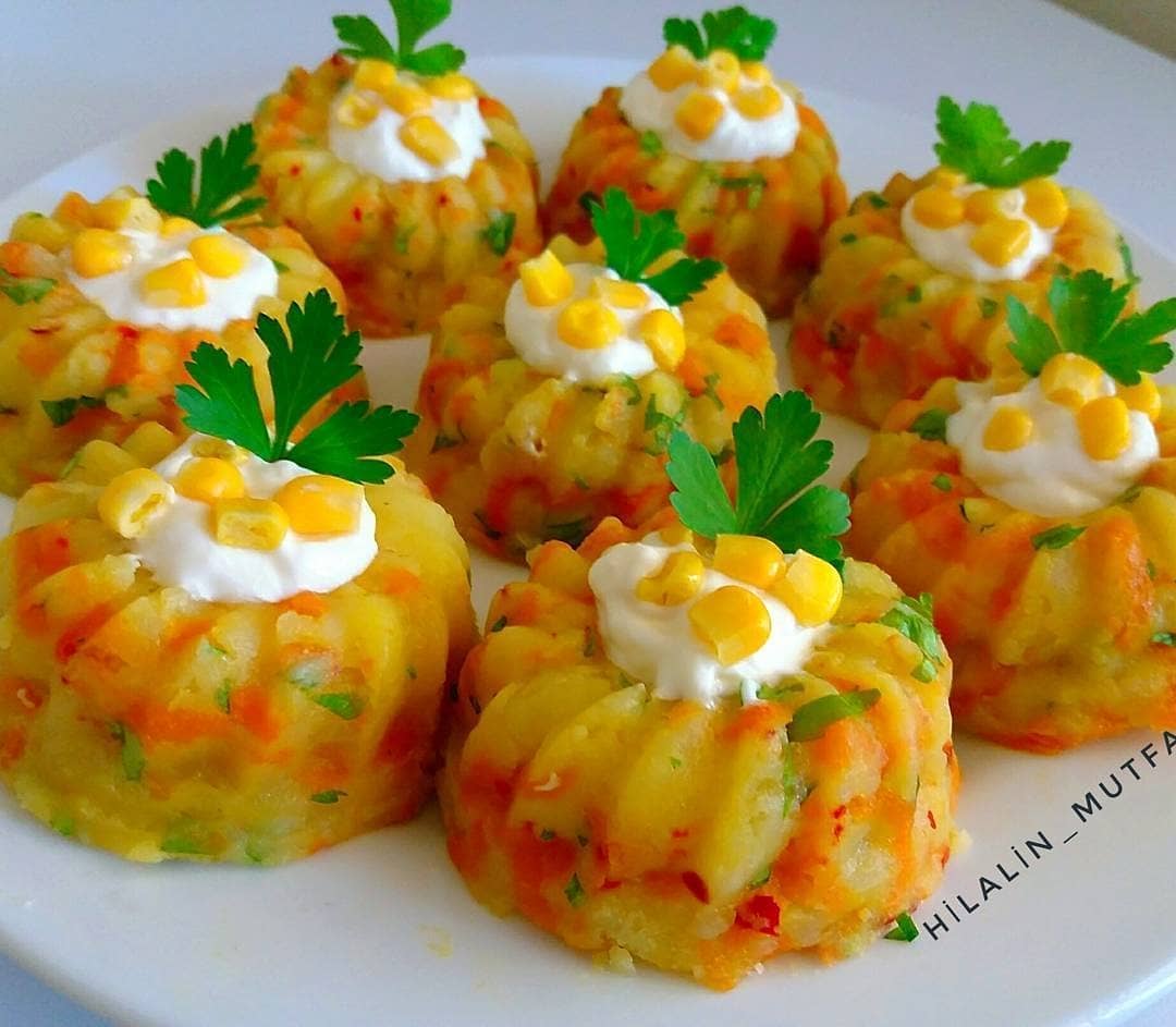 Porsiyonluk Yoğurtlu Patates Salatası