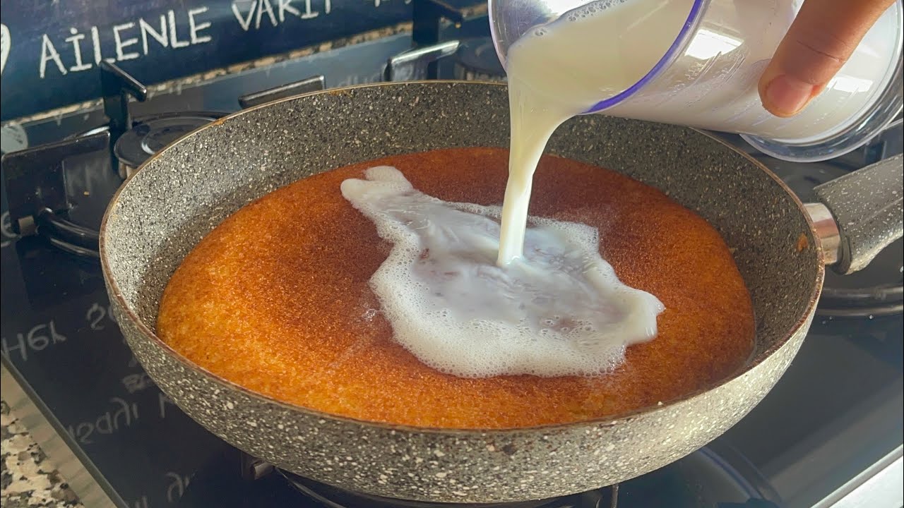 3 Kaşık İrmiğiniz Varsa Tavada Hemen Yapın Fırınsız En Kolay Tatlı