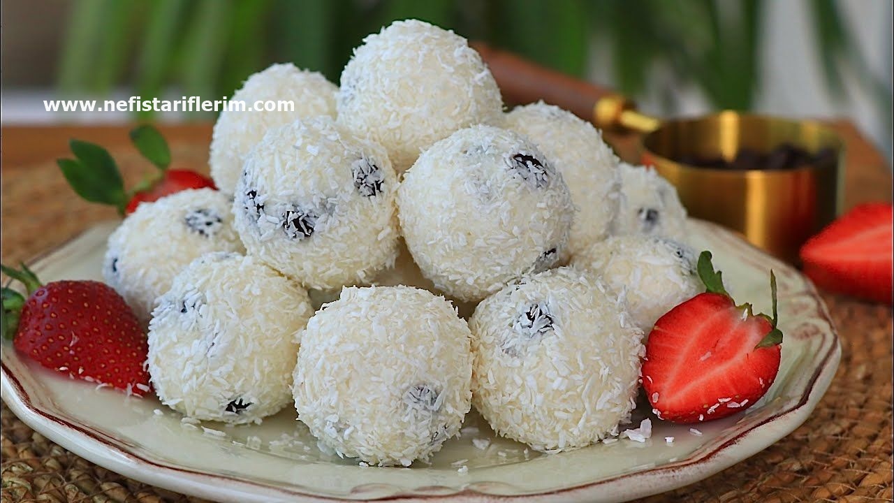 Pişirme Yok Karıştır Ve Yuvarla Hindistan Cevizli Truffle Tarifi