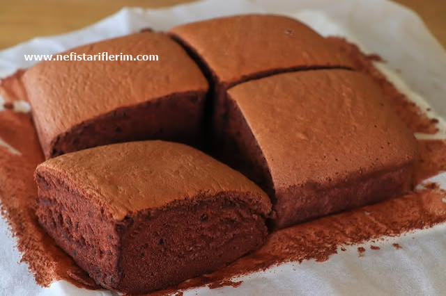 Kakaolu Castella Kek (Çatlaksız Mükemmel)