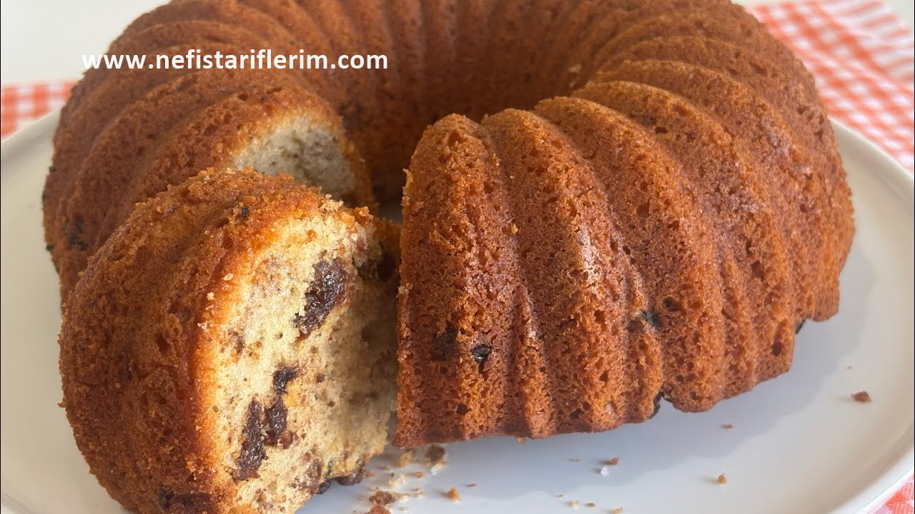 Üzümlü Çikolatalı Nefis Kış Keki Tarifi