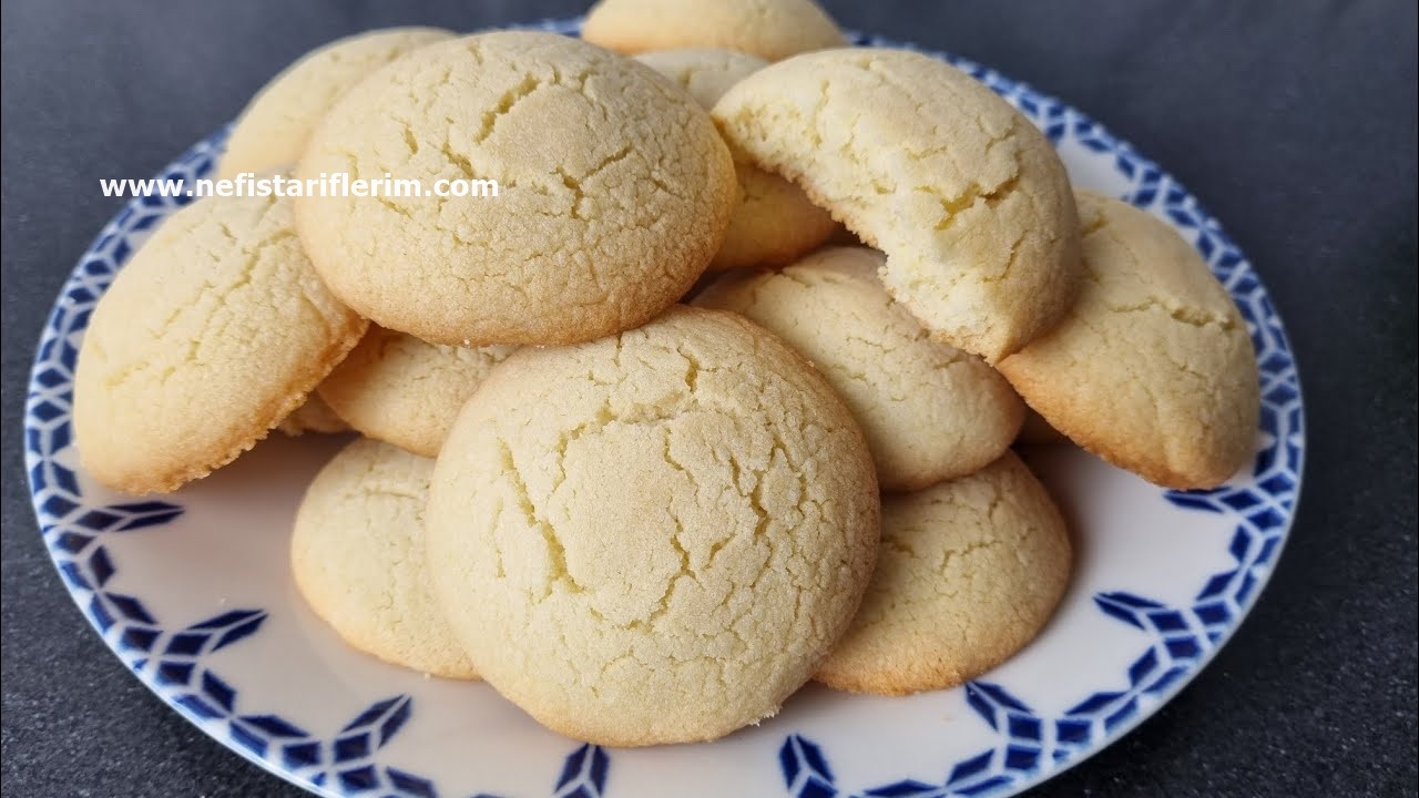 Çayınız Kaynayana Kadar Şipşak Katıyağsız Pastane Kurabiyesi