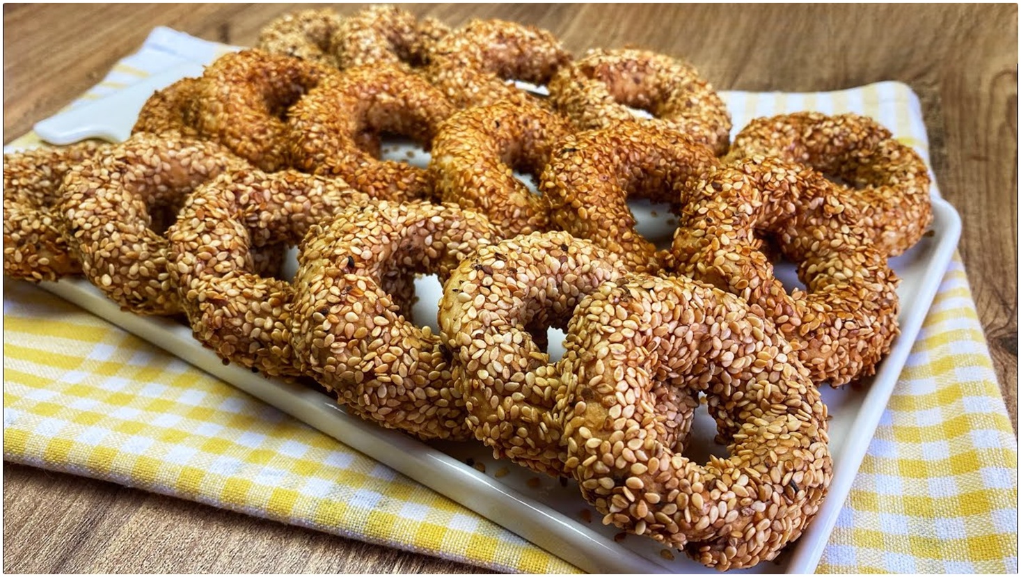 Tam Ölçülü Kıyır Kıyır Enfes Kandil Simidi