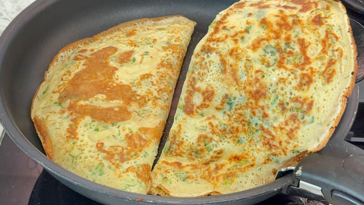 Çay Demini Alana Kadar Hazır Otlu Krep Tarifi