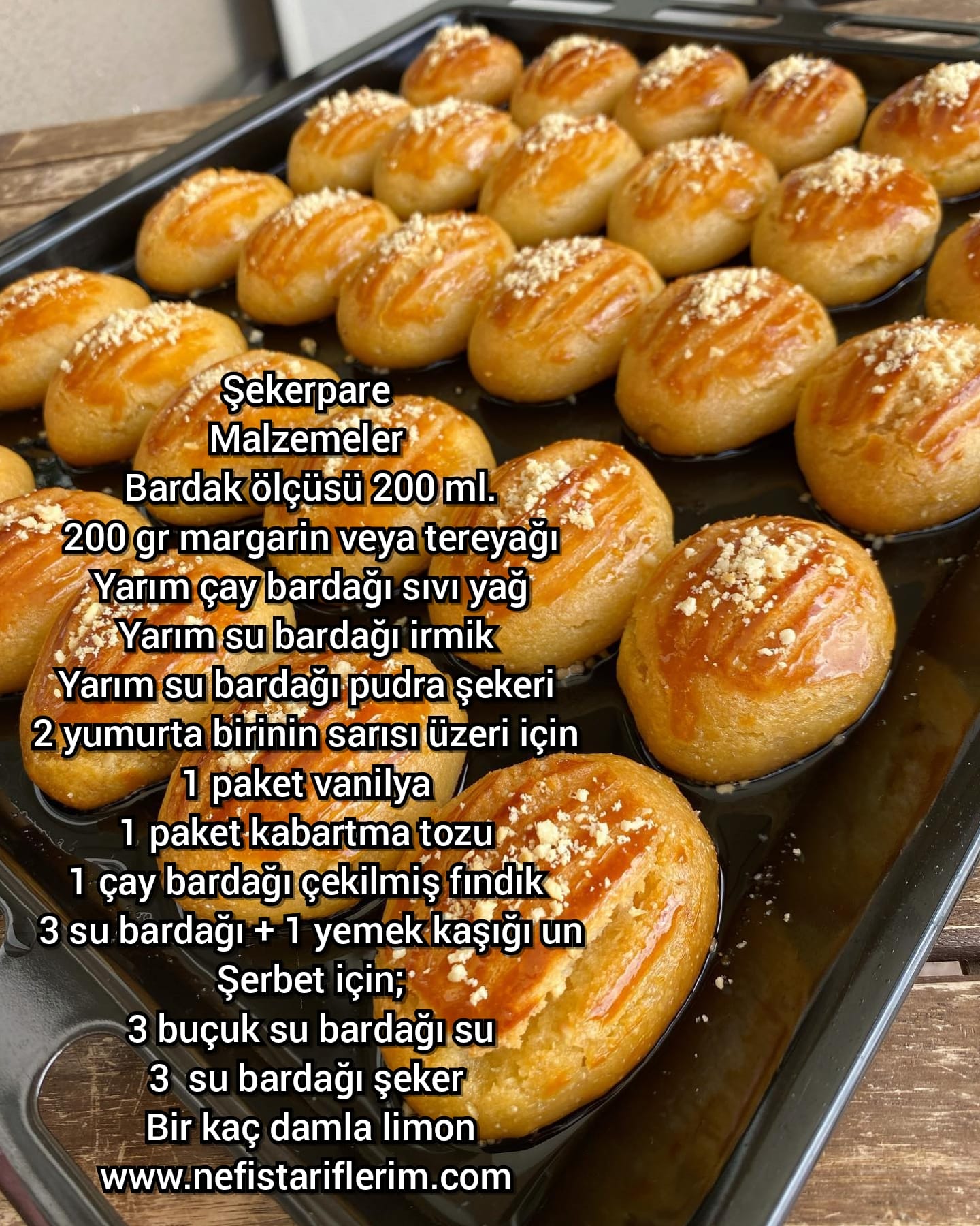 Şekerpare Tarifi Nasıl Yapılır