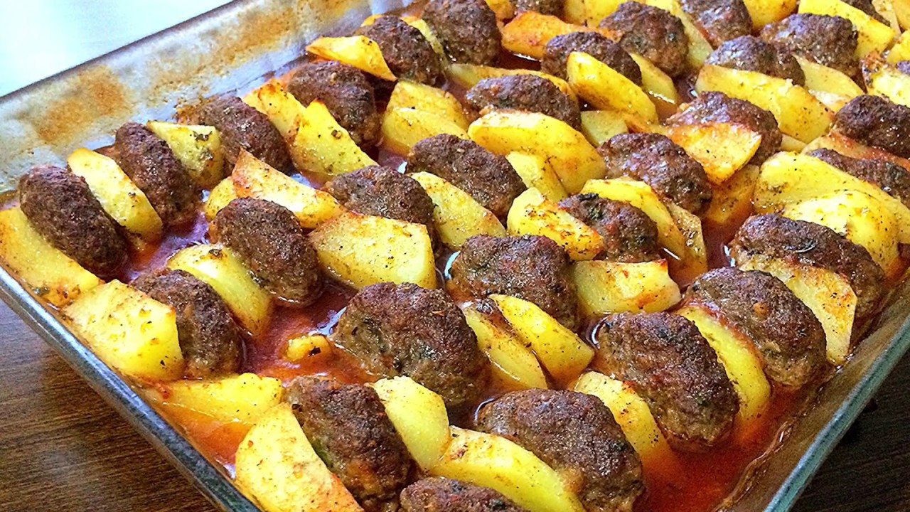 Fırında Köfte Patates Tarifi Nasıl Yapılır
