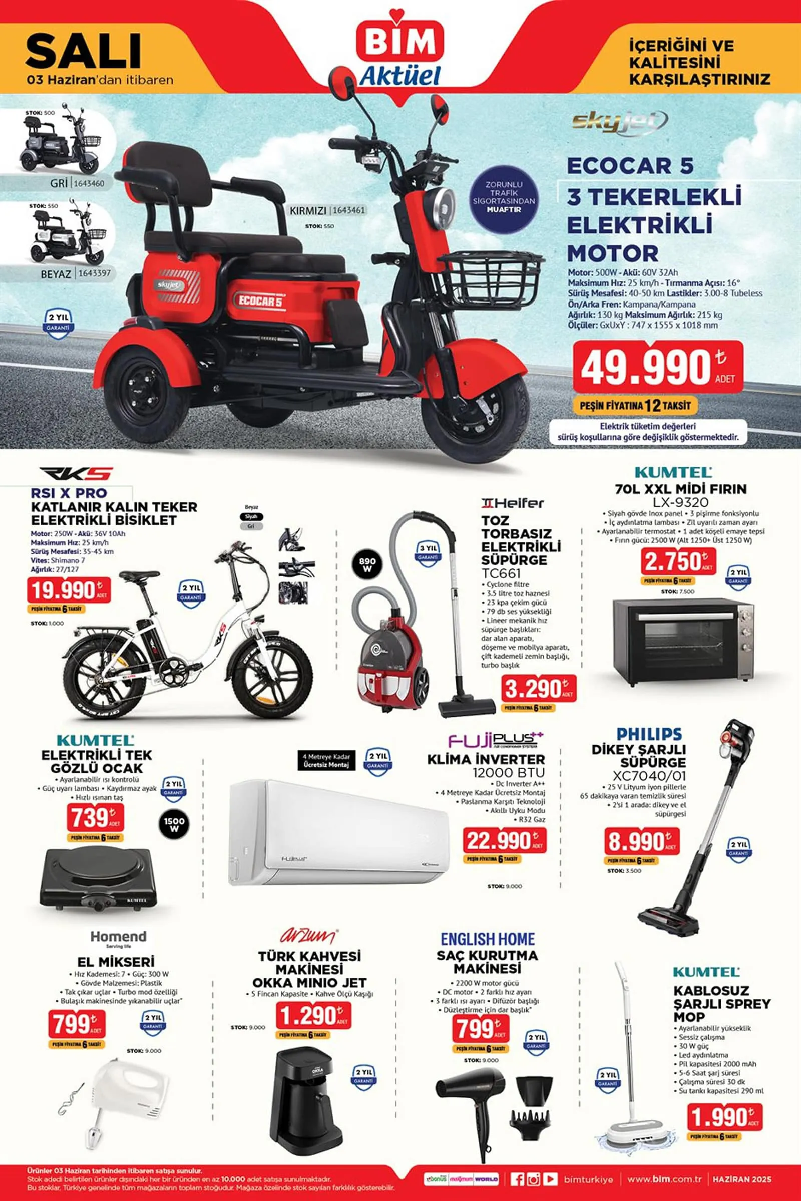 BİM 3 Haziran 2025 Haftanın Önerileri Kataloğu