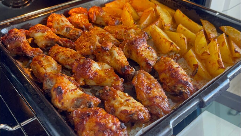 Mangal Tadında Soslu Tavuk Kanat