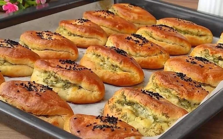 Asla Bildiğiniz Pogaçalara Benzemez Mayasız Dereotlu Poğaça