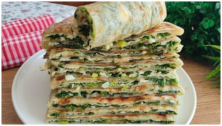 El Açması Mayasız Tel Tel Gözleme