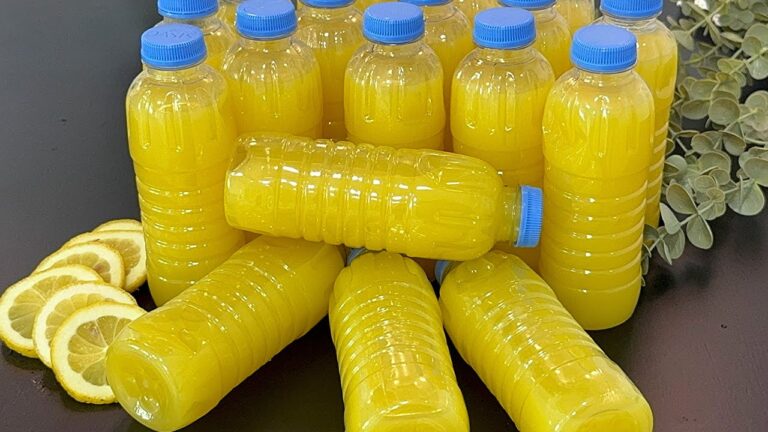 Sıcak Yaz Günleri İçin Konsantre Limonata