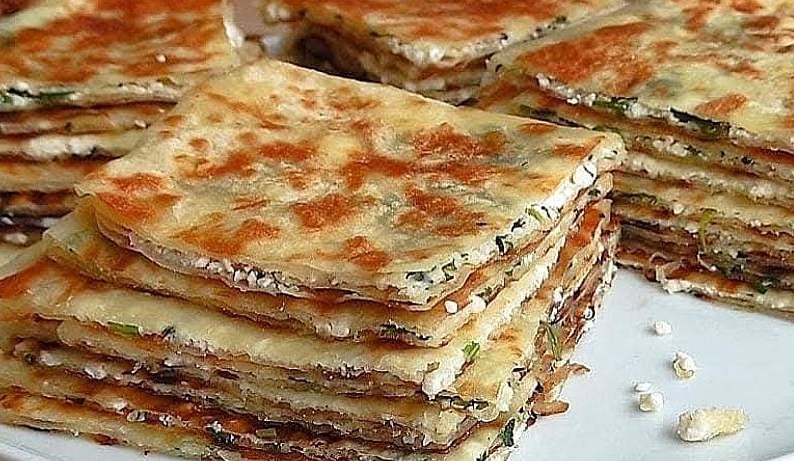 En Lezzetli Peynirli Katmer Tarifi