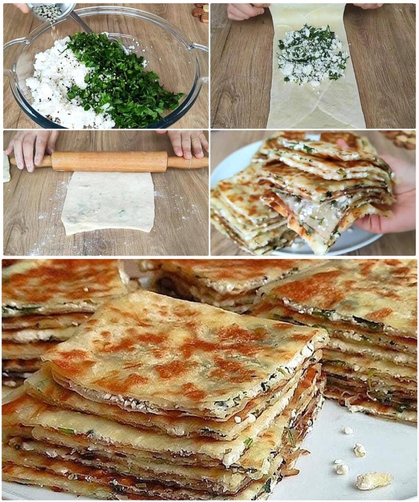 En Lezzetli Peynirli Katmer Tarifi