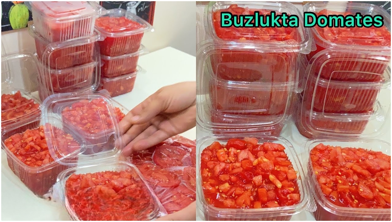 Buzlukta Kışlık Yemeklik Ve Kahvaltılık Domates Nasıl Saklanır