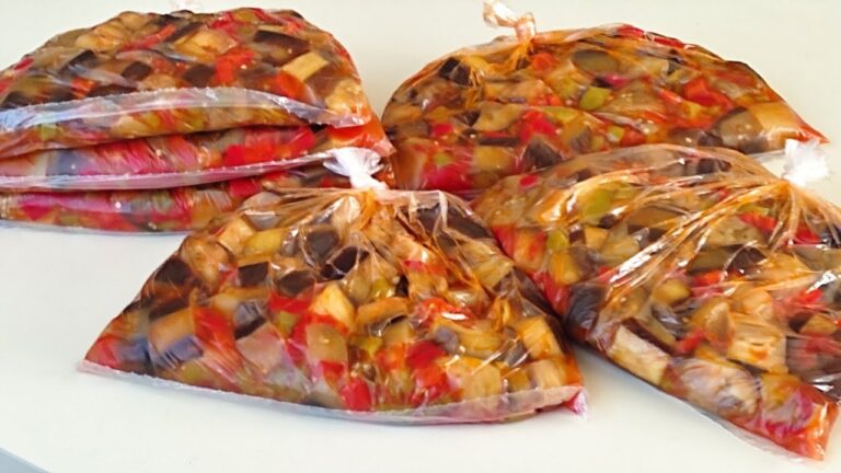 Patlıcan Buzlukta Nasıl Saklanır