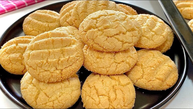 Katıyağsız Bayatlamayan Kolay Kurabiye