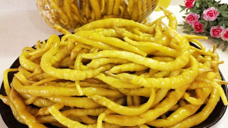 Erimez Bozulma Olmayan Çıtır Çıtır Altın Sarısı Biber Turşusu