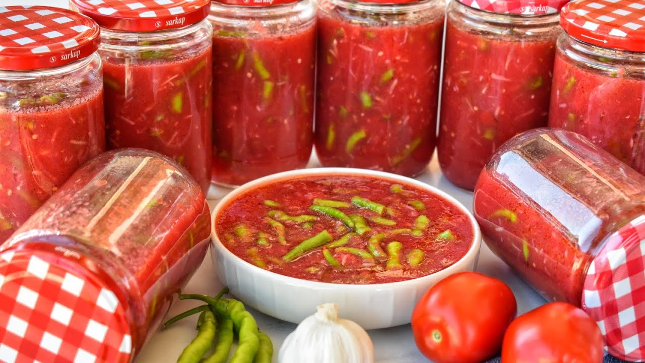 İster Hemen Yap Ye İster Kışa Sakla Sos Turşu
