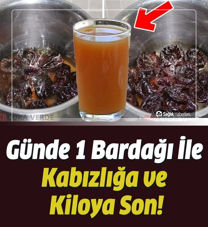 Günde 1 Bardak İçin Kabızlıktan Kurtulun ve Kilo Verin!