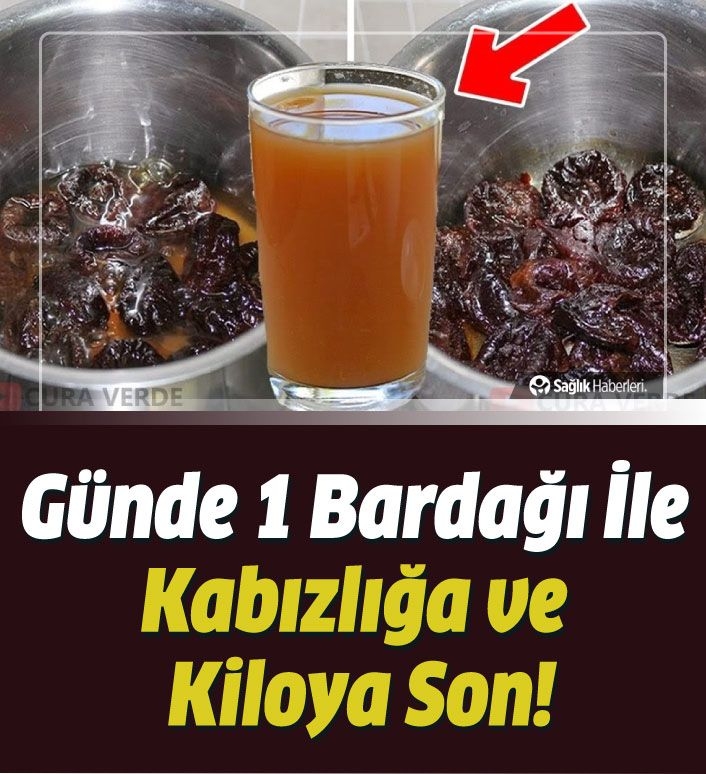 Günde 1 Bardak İçin Kabızlıktan Kurtulun ve Kilo Verin!