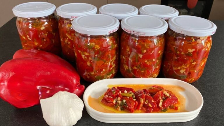 Kışın Kapya Biber Almıyorum Kapya Biber Turşusu Mezesi