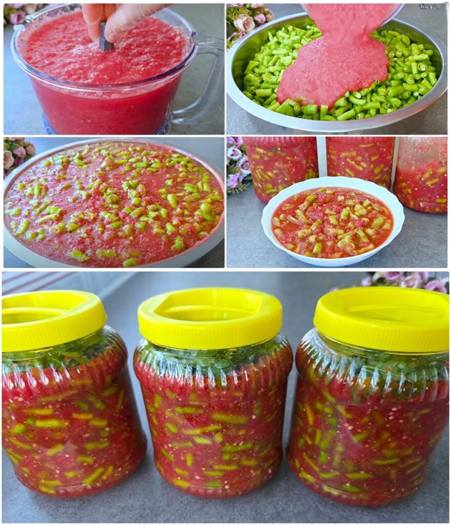 Kaynatmadan Domatesli Biber Turşusu