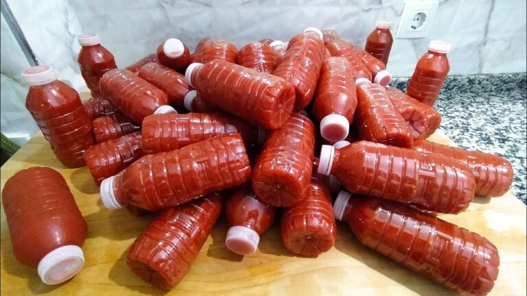 Kavanoz Almaya Son Kışlık Domates Sosu Tarifi