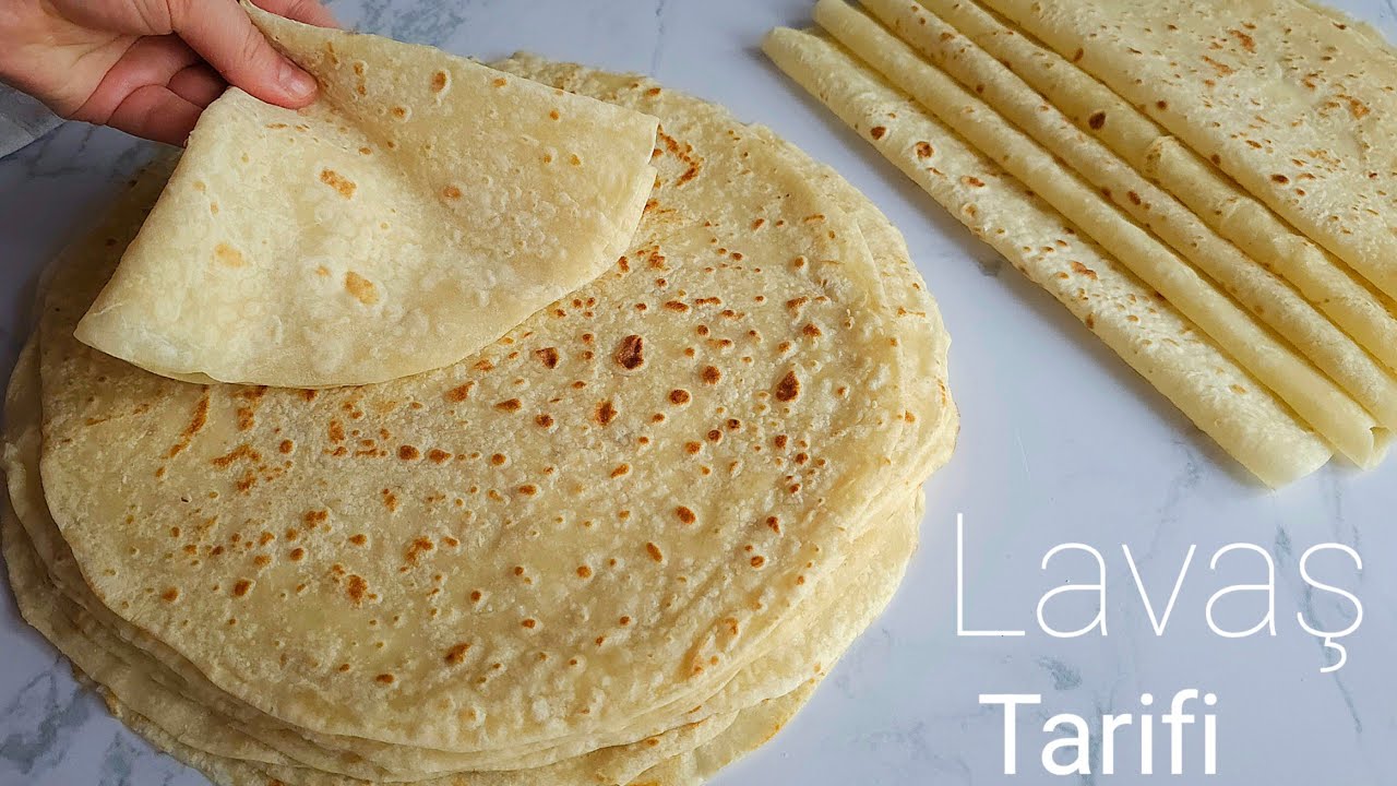 Çok Kolay Bir Yöntem Mayasız İpek Gibi Sütlü Lavaş