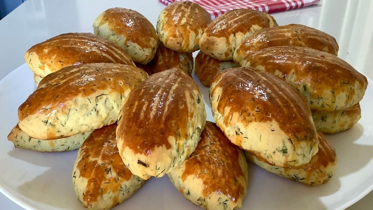 Mayasız 10 Dakika Da Kıyır Kıyır Dereotlu Poğaça