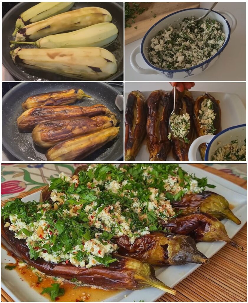 Kolay Pratik Patlıcan Mezesi