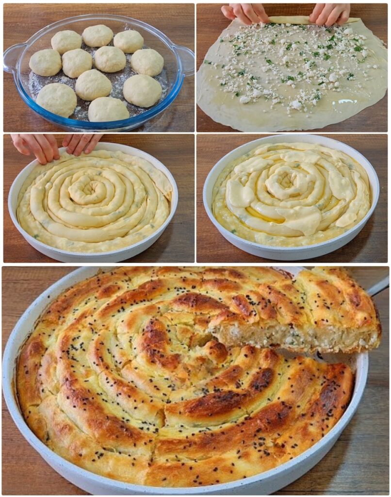 Odun Sobasında Pişirilmiş Gibi Soslu Börek