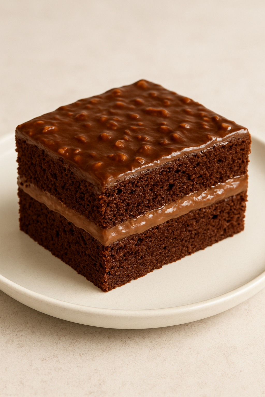 Çikolata Ganajlı Misafir Pastası