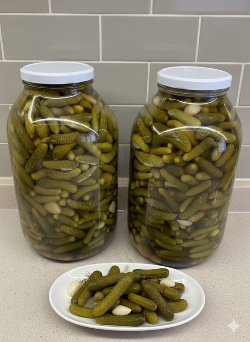 Tam Tutan Kornişon Salatalık Turşusu