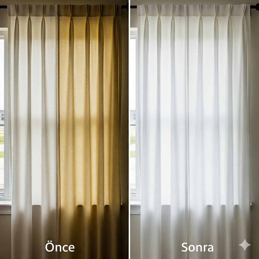 Sararmış Perdelere Elveda Işıl Işıl Beyaz Perdelerin Sırrı