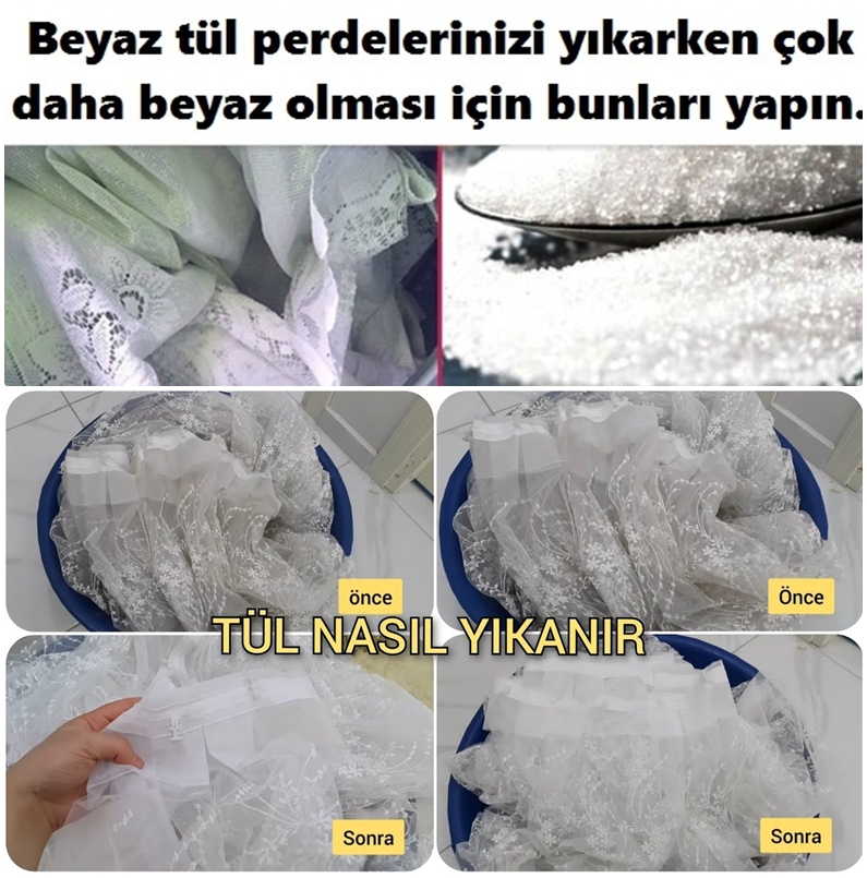 Karbeyazı Tüller İçin Deneyin Farkı Görün