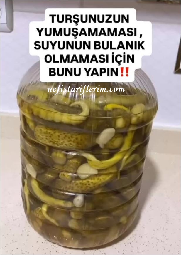 Yumuşamayan Suyu Berrak Turşu Tarifi