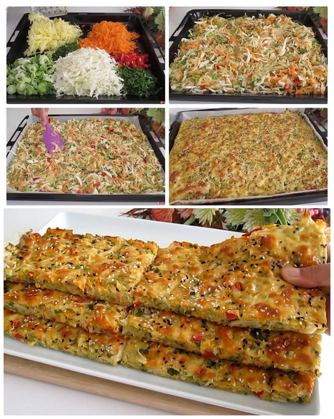 4 Kaşık Un ile Tepsi Böreği Tarifi