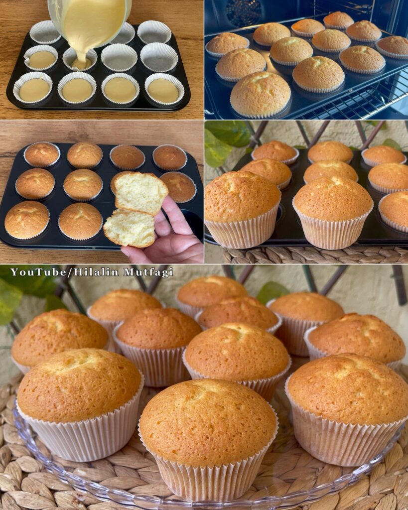 Yumuşacık Sade Cupcake Tarifi