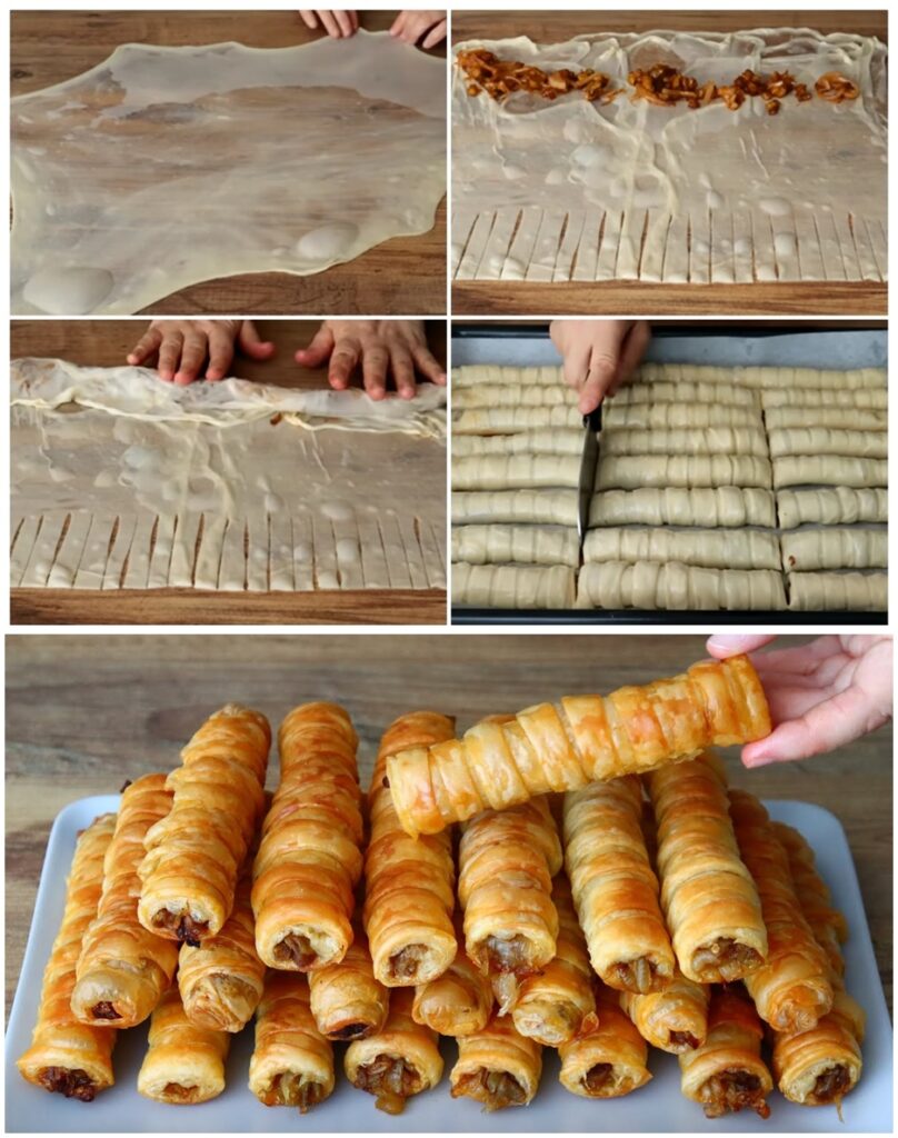 Sadece Un ve Kaynar Suyla Kat Kat Çıtır Börek