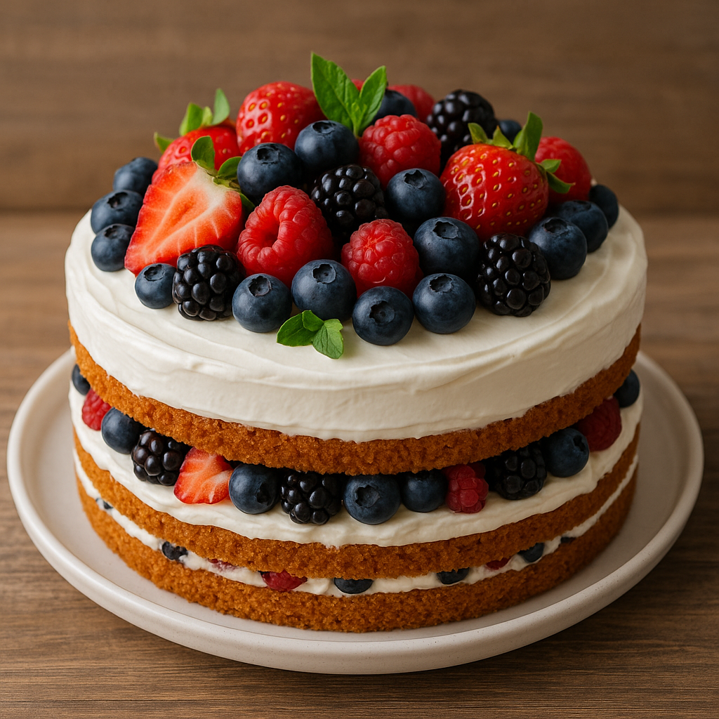 Orman Meyveli Ferah Pasta Tarifi