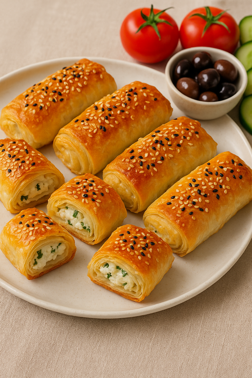 Peynirli Çıtır Rulo Börek