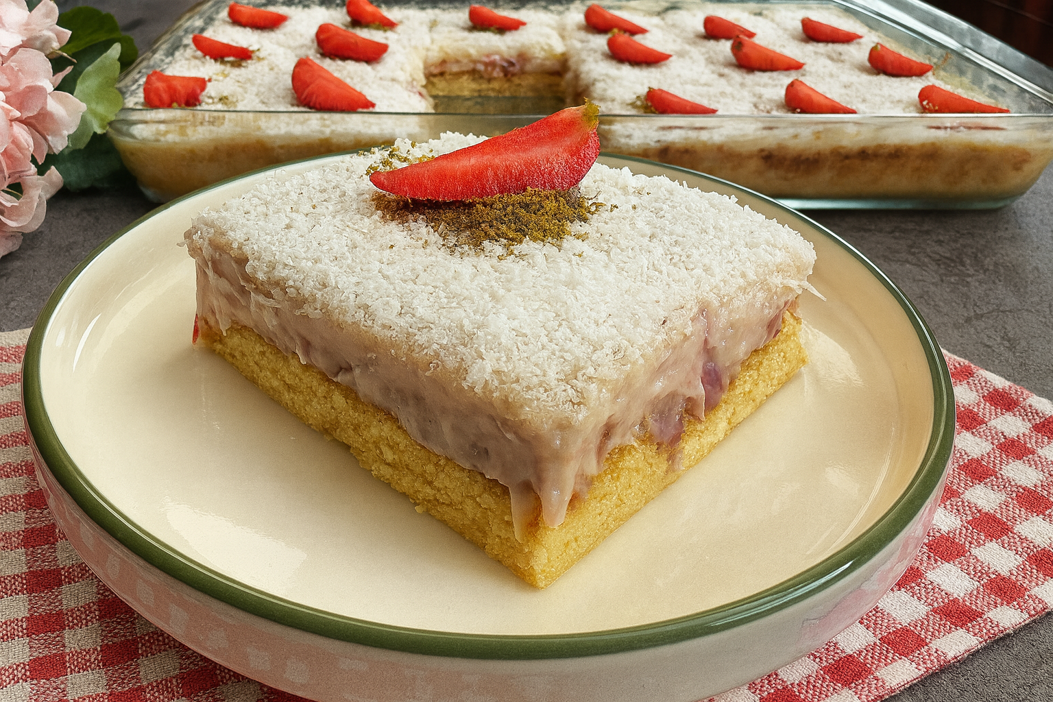 Yaş Pastadan Daha Lezzetli Meyveli Kolay Pasta Tarifi