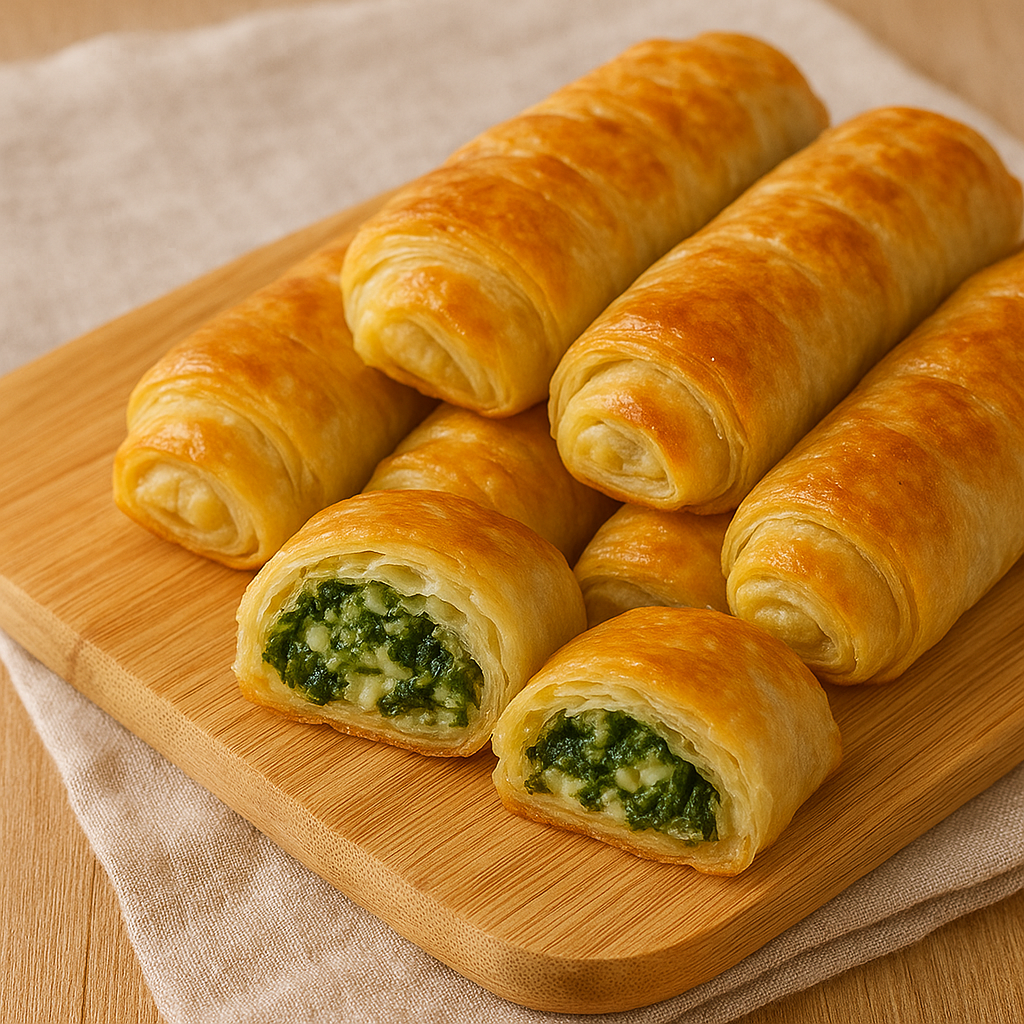 Ispanaklı Pratik Rulo Börek Tarifi