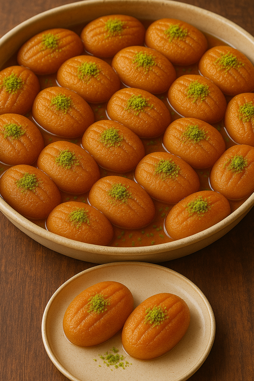 Pastane Usulü Şerbetini Tam Çeken Lokum Şekerpare Tarifi