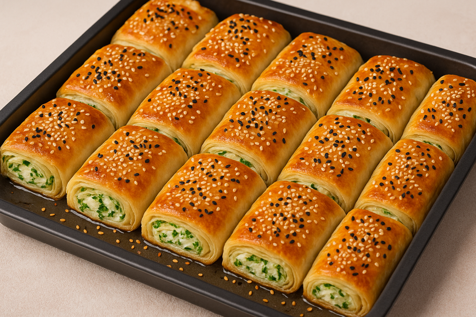 Lor Peynirli ve Maydanozlu Börek Tarifi