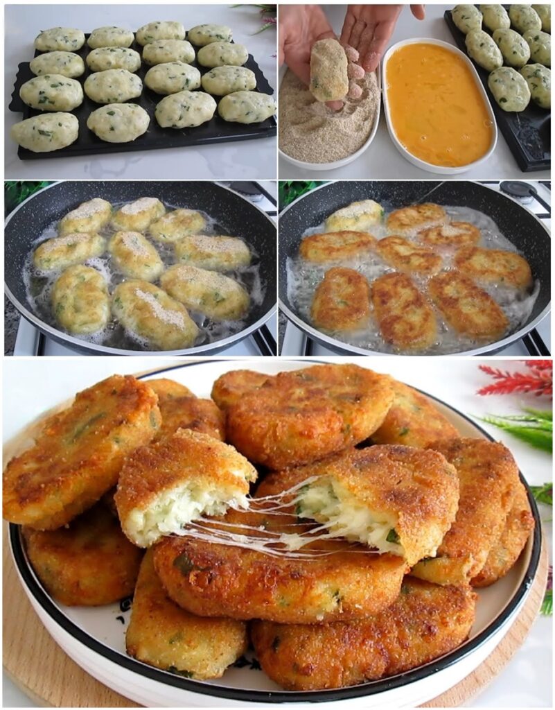 Kaşarlı Patates Köftesi Tarifi