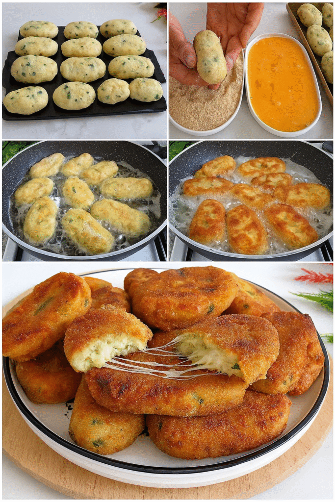 Kaşarlı Patates Köftesi Tarifi