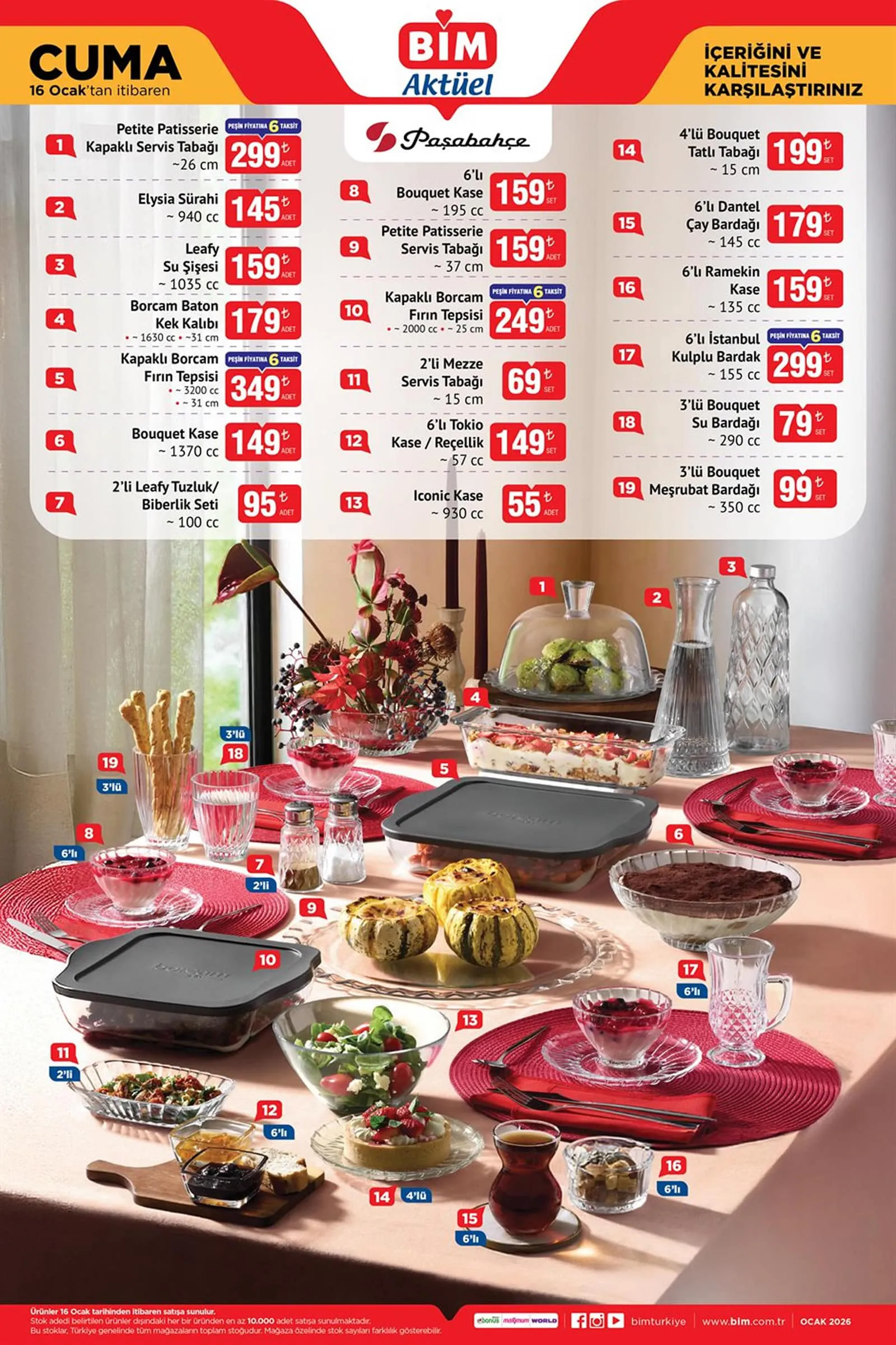 BİM 16 Ocak 2026 Aktüel Ürünler Kataloğu