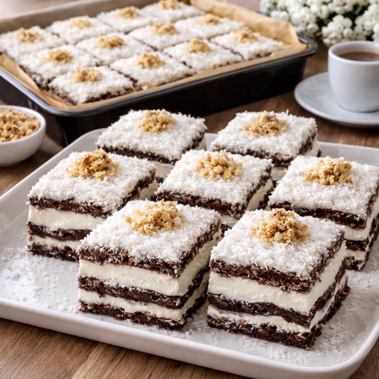 Kakaolu Arası Krema Dolgulu Pamuk Pasta Tarifi