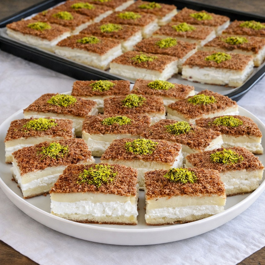 Muhallebili Sütlü Kek Tatlısı Tarifi